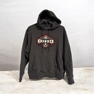 State of Mind Ohio Graphic Hoodie - Dark Gray